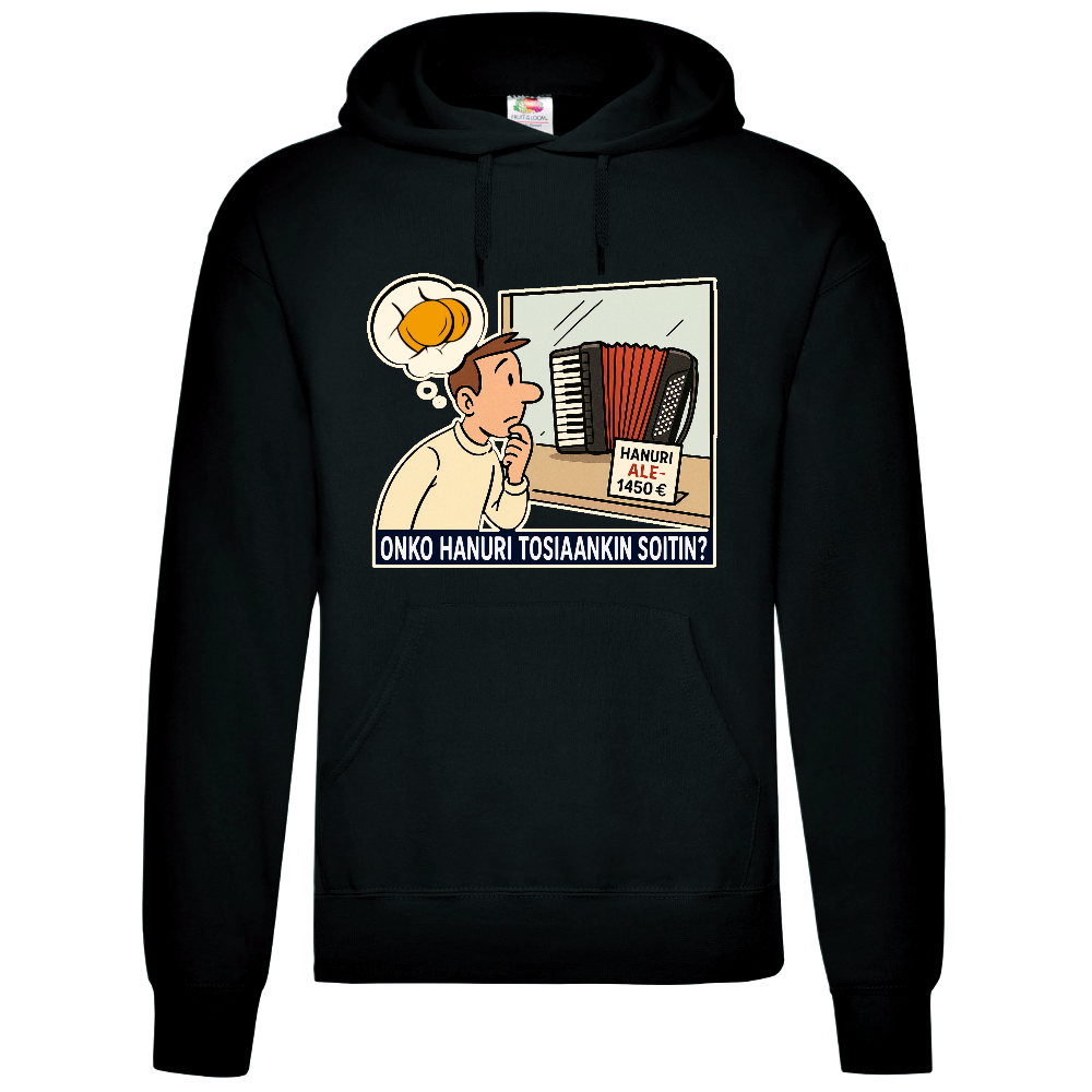 T-PAITA MUSTA - Onko hanuri todellakin soitin (00 694)