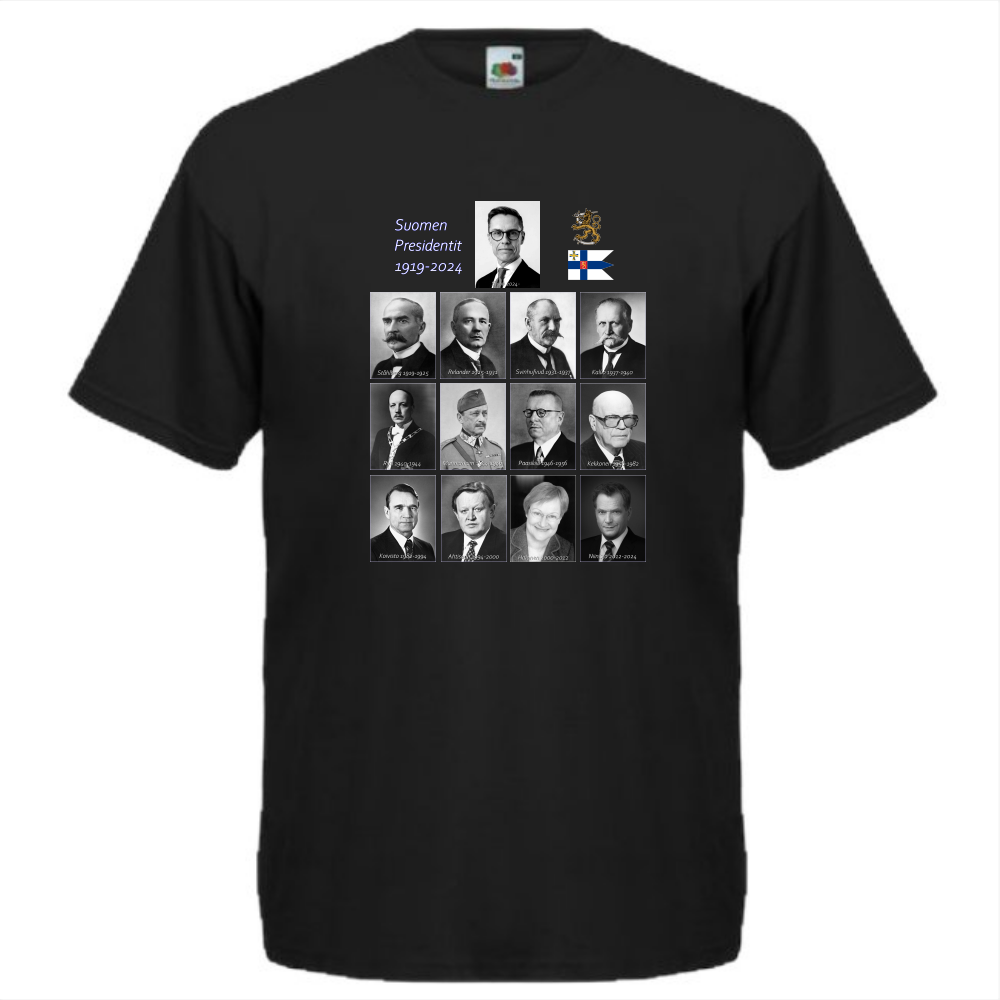 T-PAITA - SUOMEN PRESIDENTIT 1919-2024 (00 72)