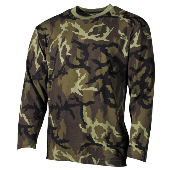 PITKÄHIHAINEN ARMY T-PAITA - M95 CZ CAMO (00113J)