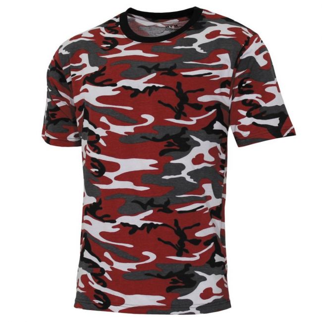 ARMY T-PAITA - red-camo (16031)