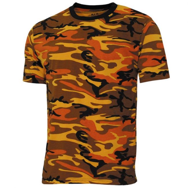 ARMY T-PAITA - orange-camo (00131K)