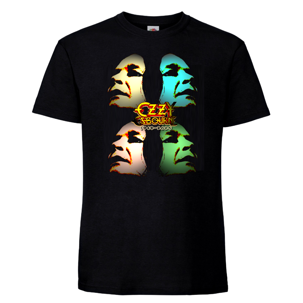 T-PAITA - OZZY OSBOURNE color face 1948-2025 (00 537)