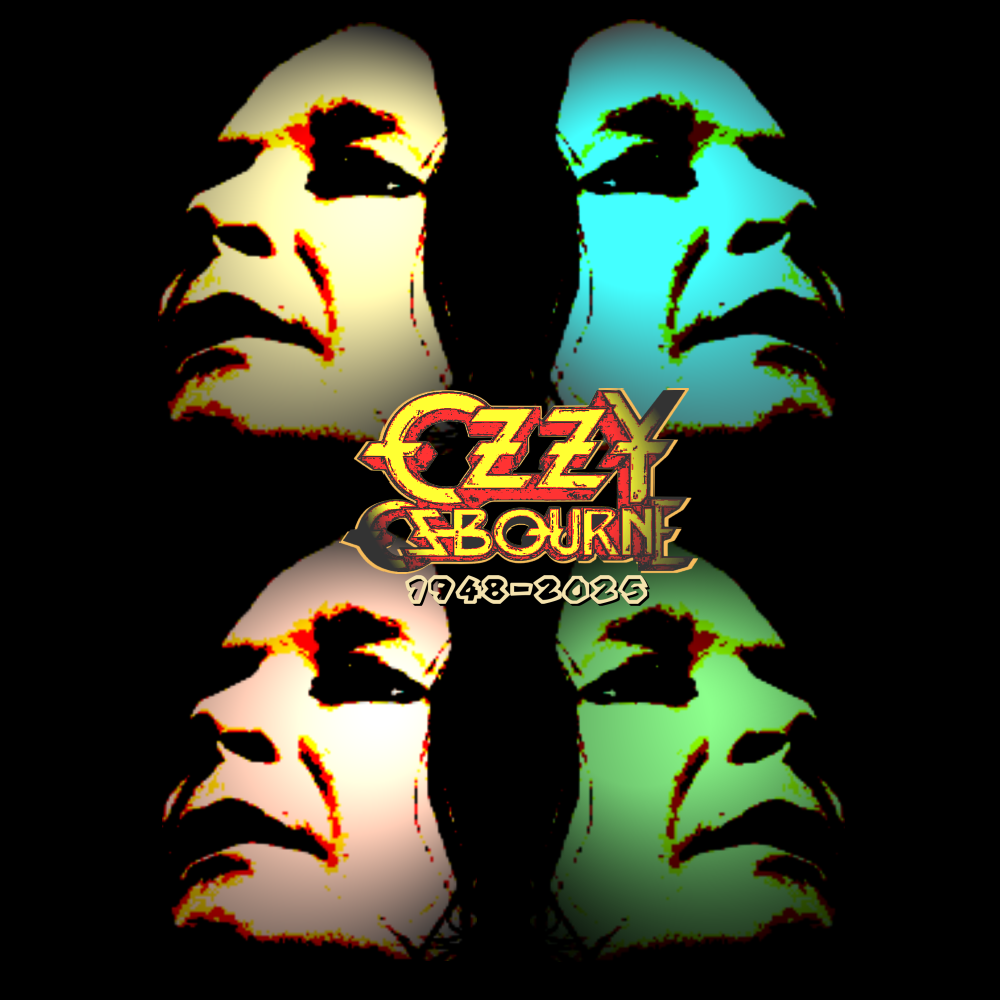 T-PAITA - OZZY OSBOURNE color face 1948-2025 (00 537)