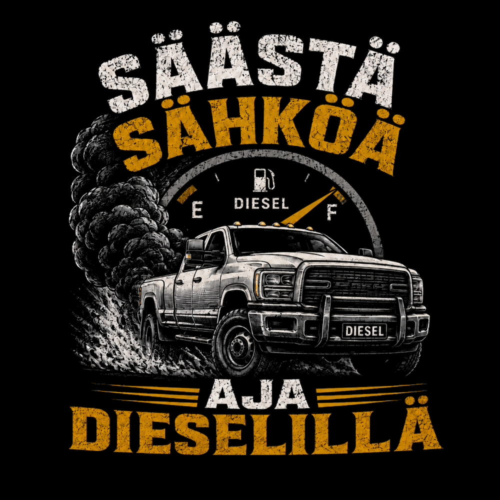 T-PAITA - SÄÄSTÄ SÄHKÖÄ AJA DIESELILLÄ! (00 926)