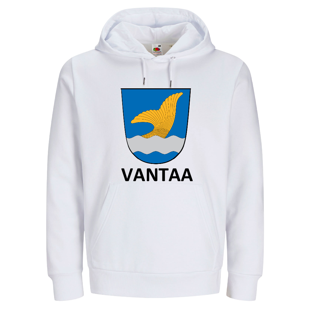 HUPPARI valkoinen -  VANTAA VAAKUNA