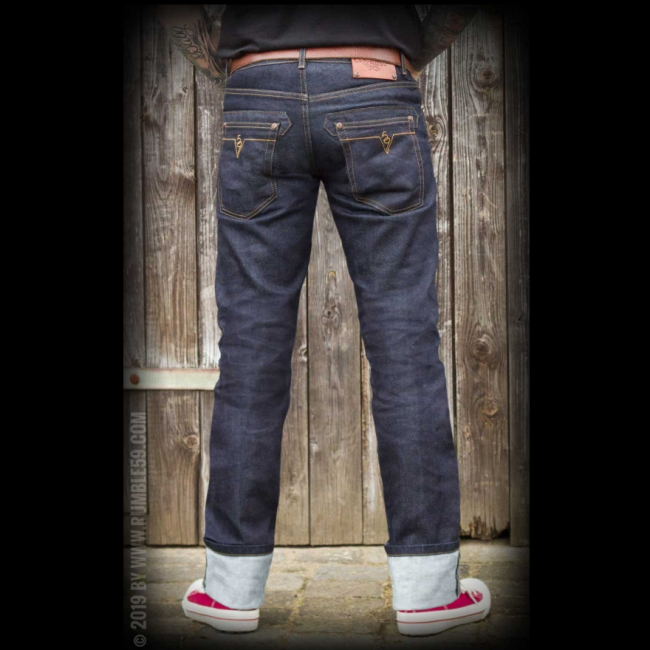 Farkut - Raw Denim - Blue Burning Blacktop - Rumble59