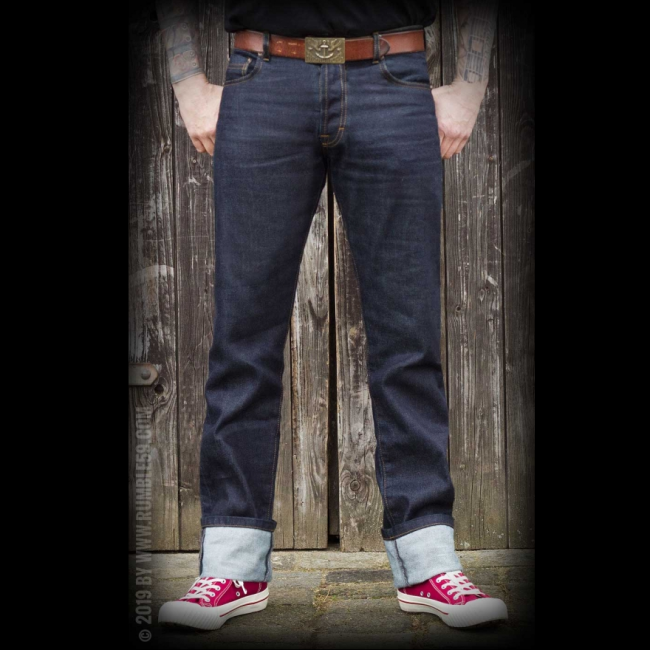 Farkut - Raw Denim - Blue Burning Blacktop - Rumble59