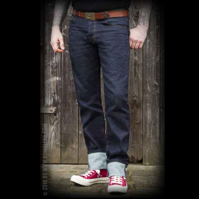 Farkut - Raw Denim - Blue Burning Blacktop - Rumble59