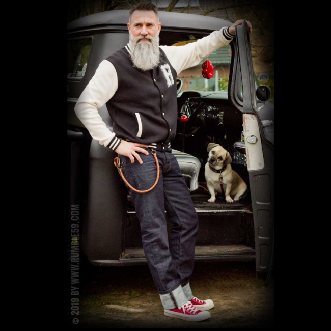 Farkut - Raw Denim - Blue Burning Blacktop - Rumble59