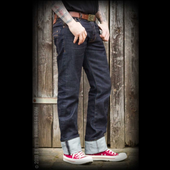 Farkut - Raw Denim - Blue Burning Blacktop - Rumble59