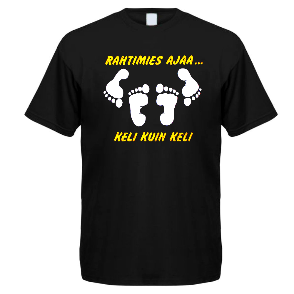 T-PAITA: Rahtimies ajaa. Keli kuin keli. (00 2781)