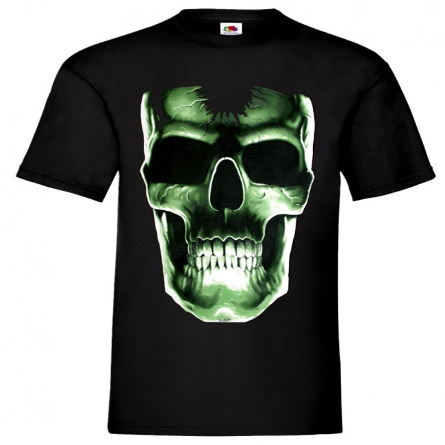 T-PAITA - SKULL -GREEN (832)