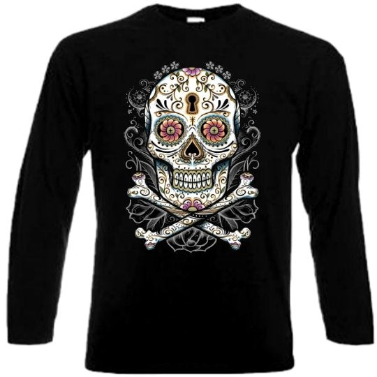 PH T-PAITA - FLORAL SKULL (474)