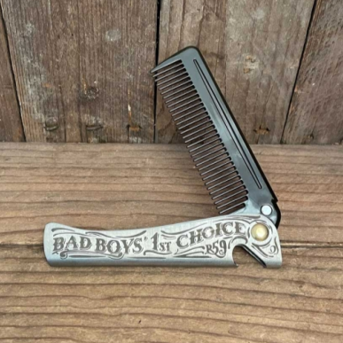 PULLONAVAAJA/KAMPA - Folding comb Greaser's Finest