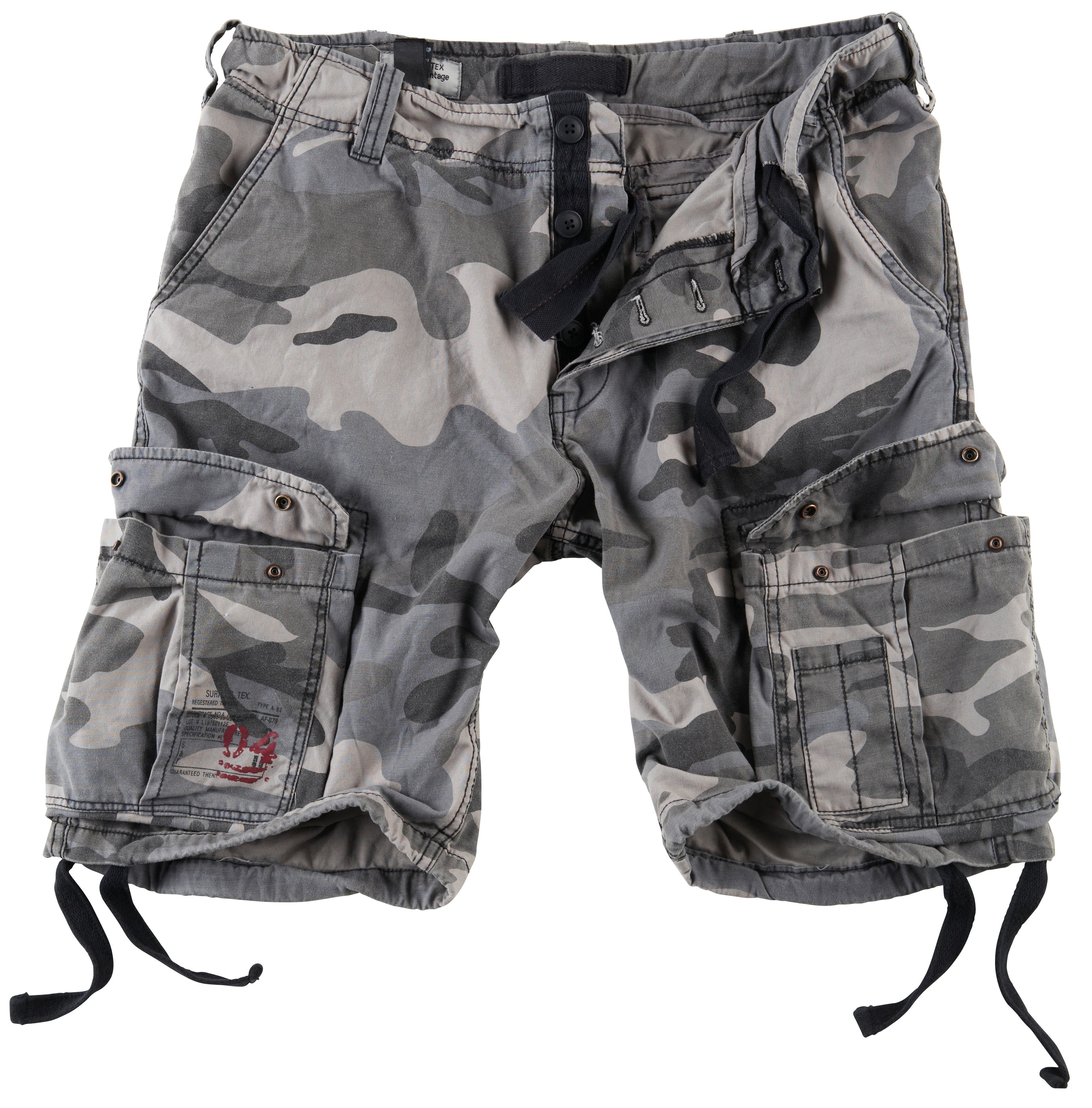 SHORTSIT - Airborne Vintage Shorts NIGHTCAMO (31) - SURPLUS