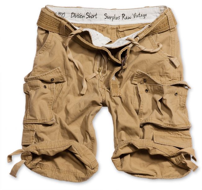 SHORTSIT - DIVISION SHORTS BEIGE WASHED - SURPLUS