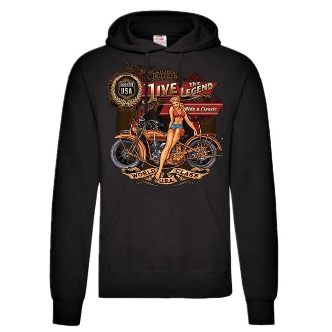 CLASSIC HUPPARI MUSTA - RIDE A CLASSIC (1000)