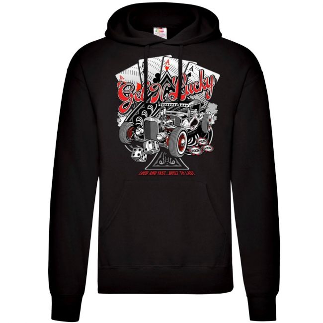 CLASSIC HUPPARI MUSTA - GET N LUCKY (549A)