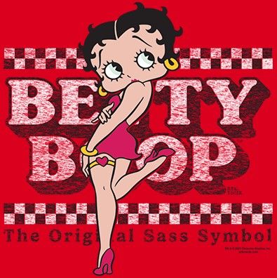 NAISTEN PAITA punainen - BETTY BOOP ORIGINAL SASS (1040)