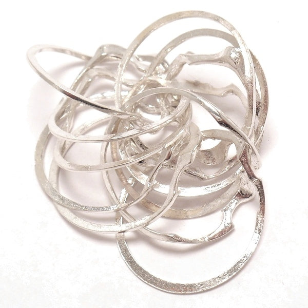 Pirunnyrkki / Yk-sormus, 12-osainen - Hopeaa