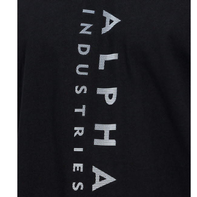 Alpha Industries - T-paita - R Print T - musta
