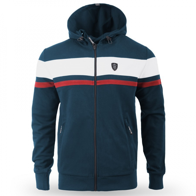 THOR STEINAR - hooded jacket Oddfin - marine