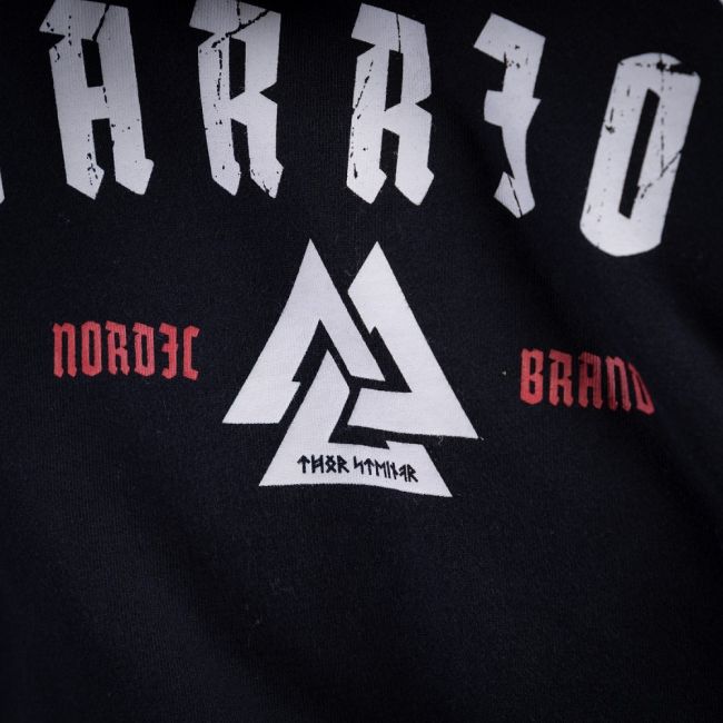 THOR STEINAR - Hooded jacket Nordrevik - vetoketjuhuppari musta