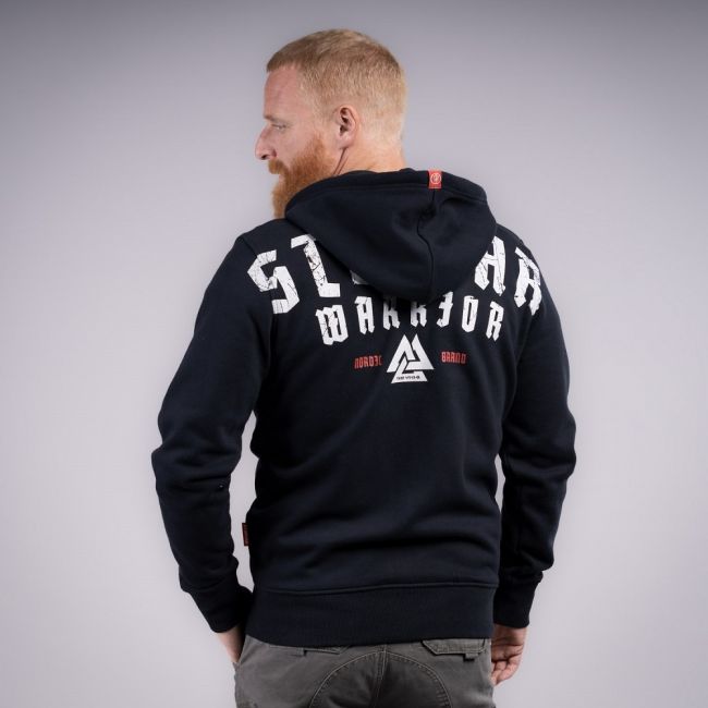 THOR STEINAR - Hooded jacket Nordrevik - vetoketjuhuppari musta
