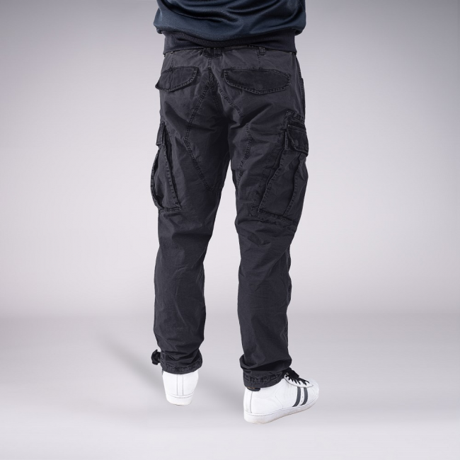 THOR STEINAR - cargopants Lando - musta - pituus 34"