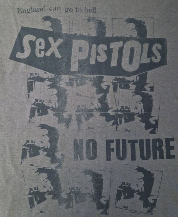 T-PAITA harmaa - Sex Pistols No Future