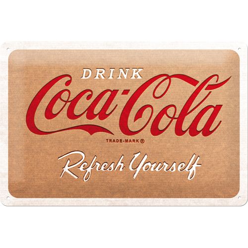 Kilpi 20x30 Coca Cola - Cardboard Logo