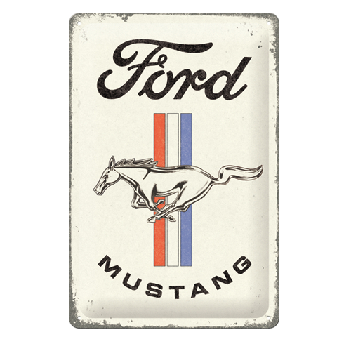 Kilpi 20x30 Ford Mustang - Horse & Stripes Logo