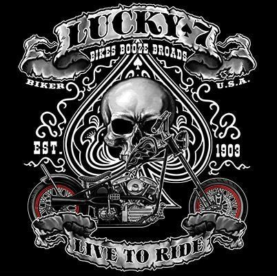 CLASSIC HUPPARI MUSTA - LUCKY 7