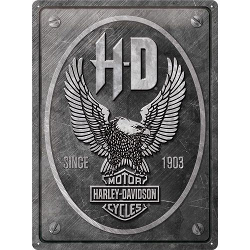 Kilpi 30x40 Harley-Davidson - Metal Eagle
