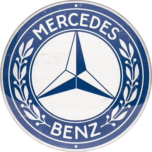 Kilpi pyöreä Mercedes-Benz - Logo