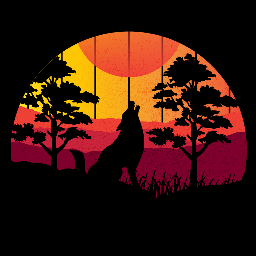 SUNSET WOLF (00 2710)