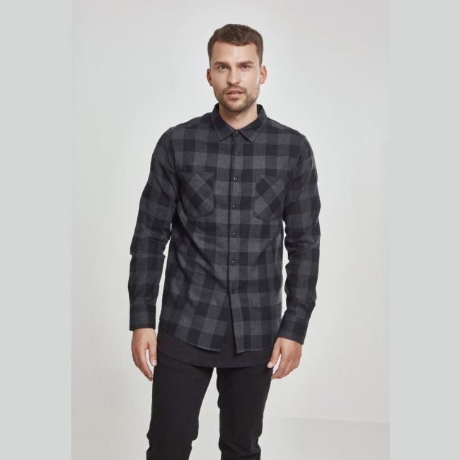 KAULUSPAITA - Checked Flanell Shirt CHA - URBAN CLASSICS