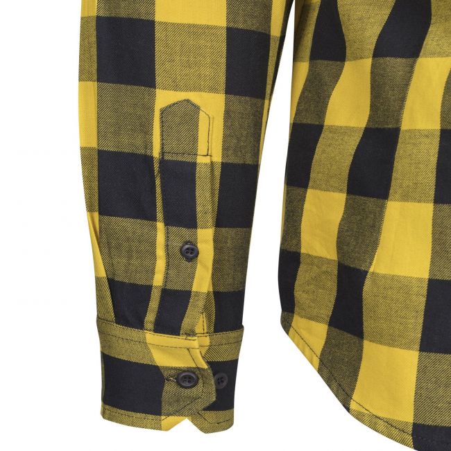 KAULUSPAITA - Checked Flanell Shirt HONEY - URBAN CLASSICS