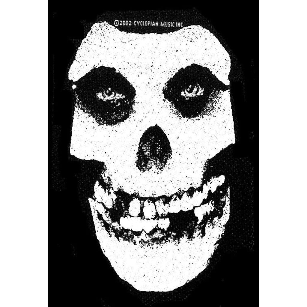 KANGASMERKKI - Misfits - Big white skull