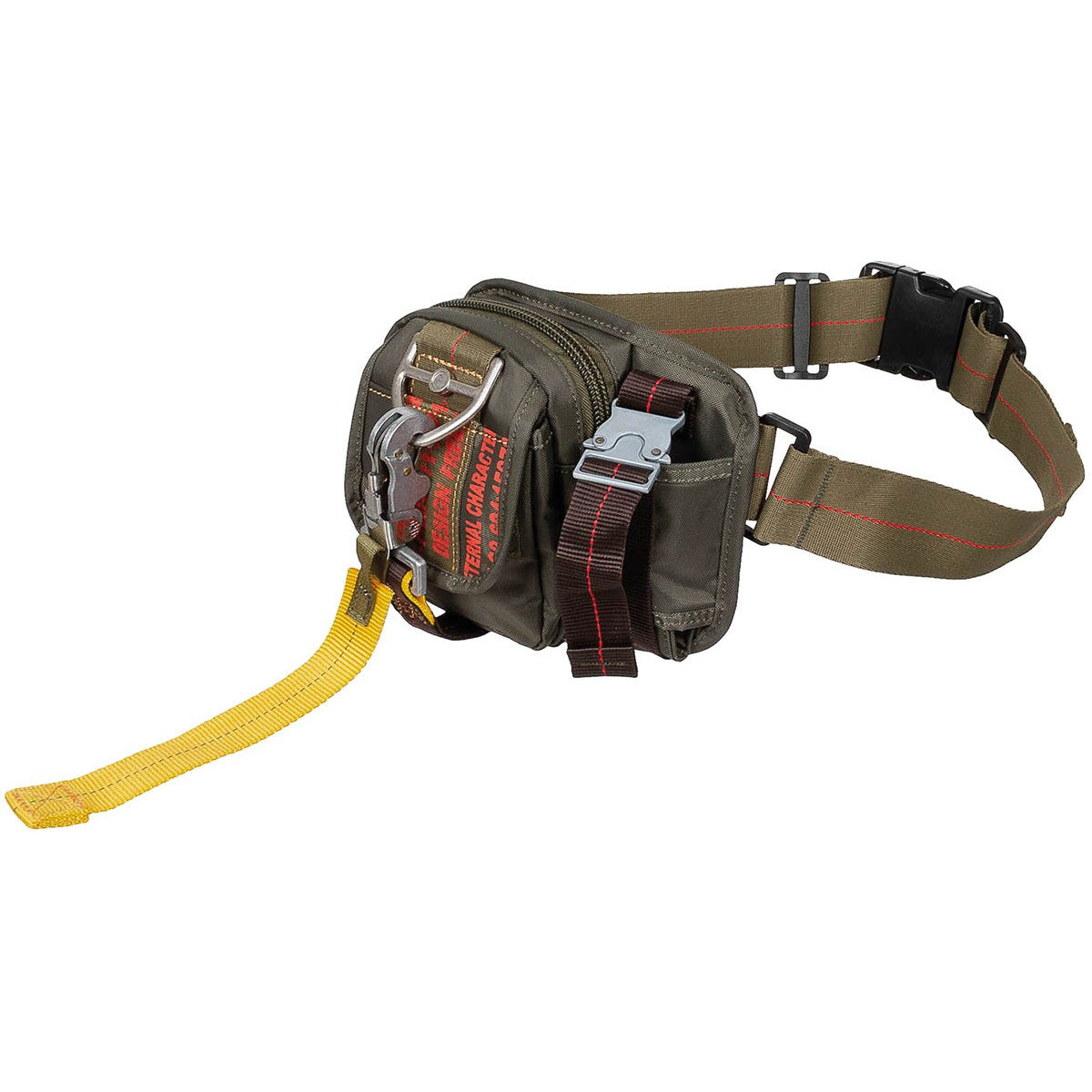 VYÖLAUKKU - "PT", carabiner, OD green