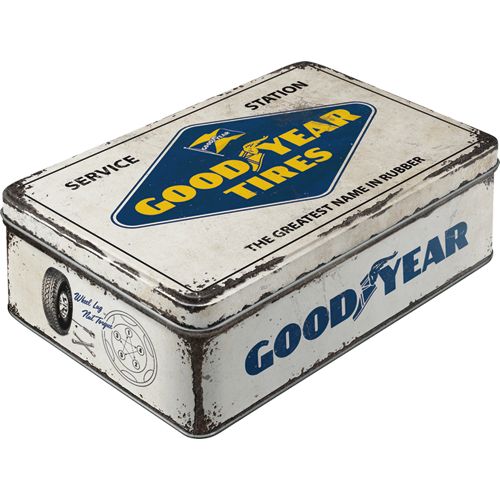 Säilytyspurkki flat Goodyear logo