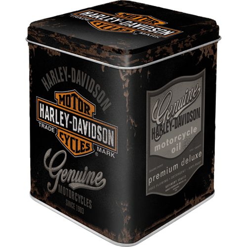 Säilytyspurkki - Tea Box Harley-Davidson - Genuine Logo