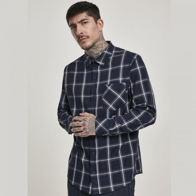 KAULUSPAITA  - Basic Check Shirt - URBAN CLASSICS