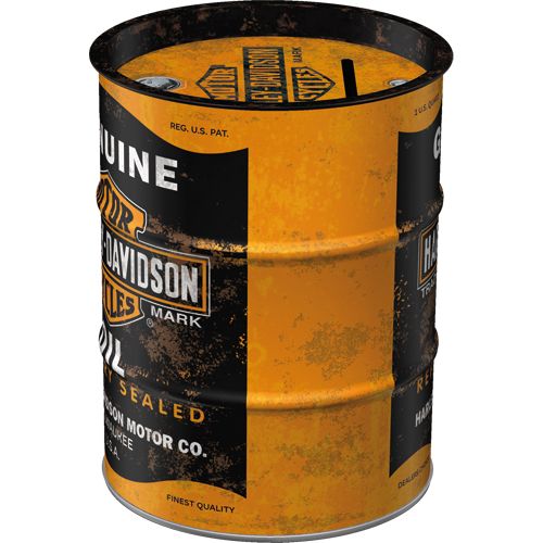 Säästölipas (tynnyri) Harley-Davidson - Genuine Oil