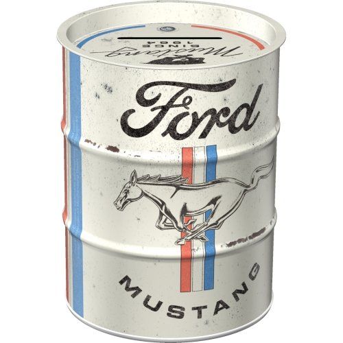 Säästölipas tynnyri For Mustang - Horse & Stripes logo