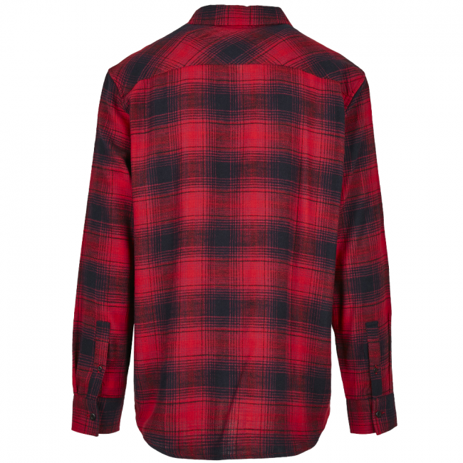 KAULUSPAITA - Oversized Checked Grunge Shirt - URBAN CLASSICS