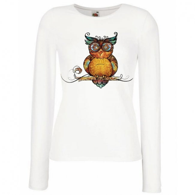 NAISTEN PITKÄHIHAINEN PAITA valk - WALLIE