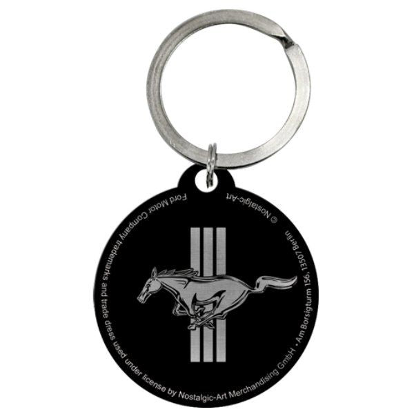 Avaimenperä Ford Mustang - Horse & Stripes Logo