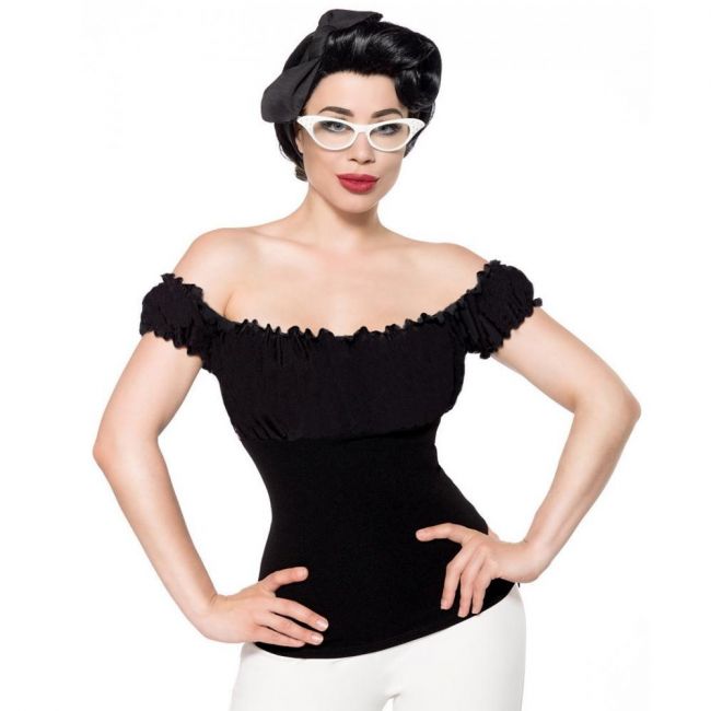 TOPPI - JERSEY black