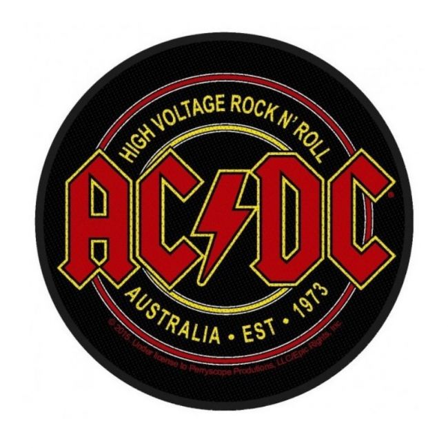 KANGASMERKKI - AC/DC - High voltage hihamerkki (50628)